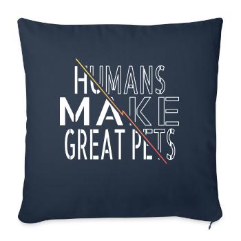 Scifi sayings alien loving kid anal probe present - Sofa pillowcase 17,3'' x 17,3'' (45 x 45 cm) - navy - Front