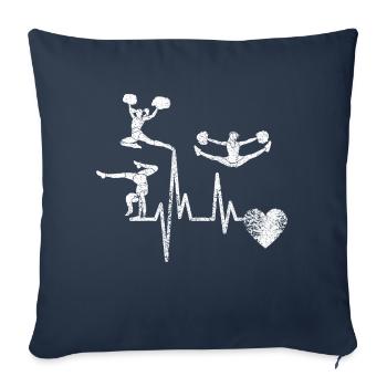 Cheerleading Cheerleader Girls Cheerleader - Sofa pillowcase 17,3'' x 17,3'' (45 x 45 cm) - navy - Front