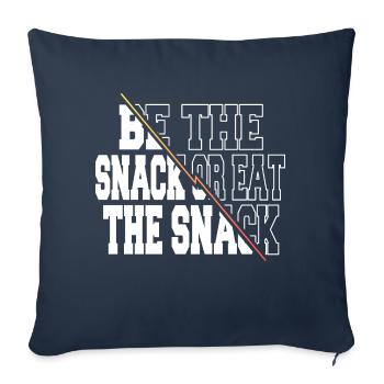 dictons graphiques blagues blague amour volleyball - Housse de coussin décorative 45 x 45 cm - bleu marine - Devant