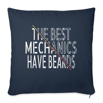 BaseballGifts Mechanics Baseball Hoodie - Sofa pillowcase 17,3'' x 17,3'' (45 x 45 cm) - navy - Front