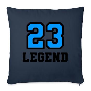 Legend 23 - Sofa pillowcase 17,3'' x 17,3'' (45 x 45 cm) - navy - Front