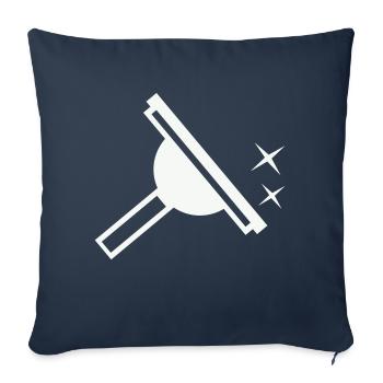 Window Cleaner - Sofa pillowcase 17,3'' x 17,3'' (45 x 45 cm) - navy - Front