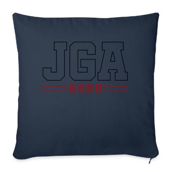JGA 2025 Kontur Junggesellenabschied - Sofakissenbezug 45 x 45 cm - Navy - Vorne