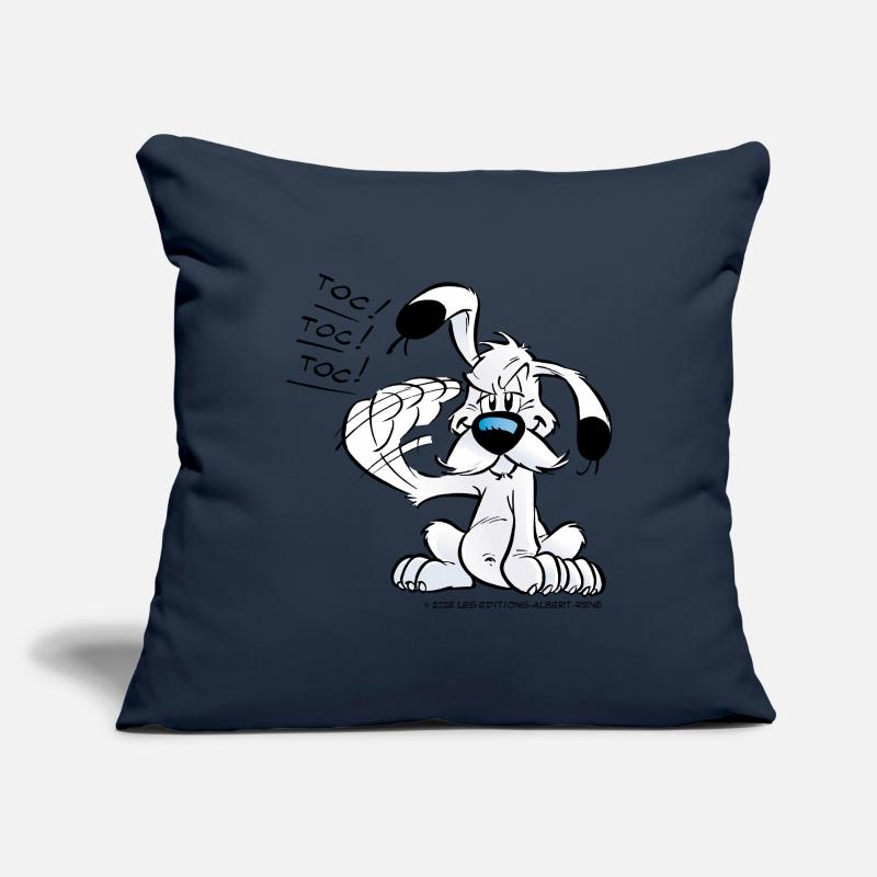 Astérix & Obélix Idéfix Frappe Toc Toc Toc Housse de coussin décorative 45 x 45 cm