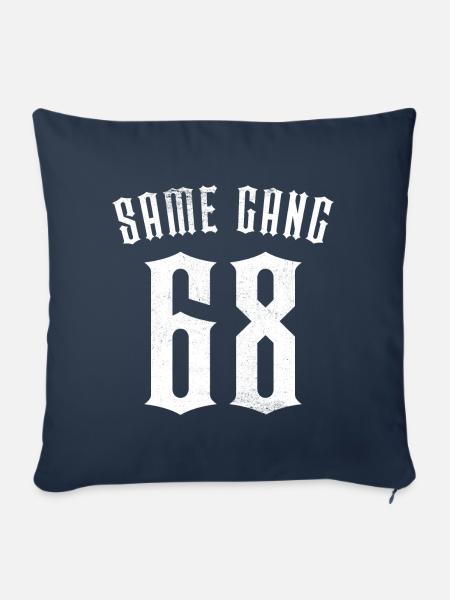 Same Gang 68 Mannheim - Sofakissenbezug 45 x 45 cm - Navy