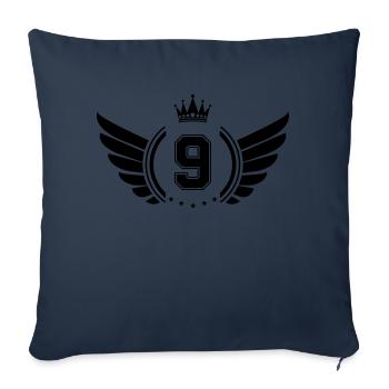 Wappen 9 - Sofakissenbezug 45 x 45 cm - Navy - Vorne