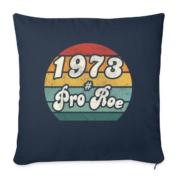 1973 # Vintage Pro Roe - Sofa pillowcase 17,3'' x 17,3'' (45 x 45 cm) - navy - Front