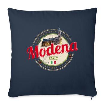 Modena Emilia-Romagna Balsamic Design Italy - Sofa pillowcase 17,3'' x 17,3'' (45 x 45 cm) - navy - Front