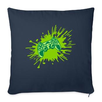 Color Splashes Console Retro Controller - Sofa pillowcase 17,3'' x 17,3'' (45 x 45 cm) - navy - Front
