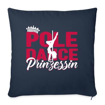 Pole Dance Prinzessin - Sofakissenbezug 45 x 45 cm - Navy - Vorne