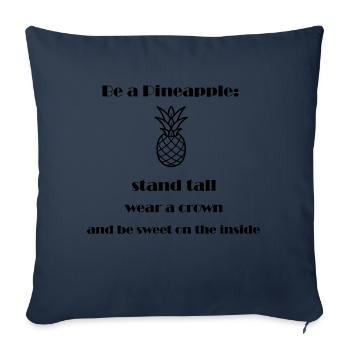 Pineapple - Sofakissenbezug 45 x 45 cm - Navy - Vorne
