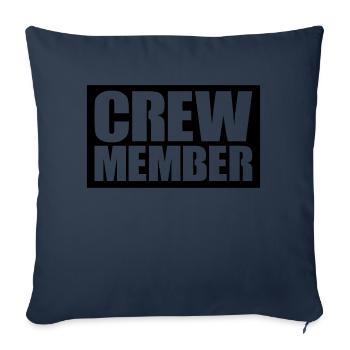 Crew Member - Sofa pillowcase 17,3'' x 17,3'' (45 x 45 cm) - navy - Front