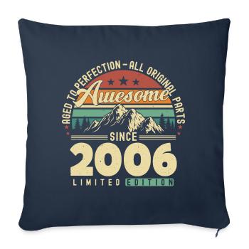 Great since 2006 - Sofa pillowcase 17,3'' x 17,3'' (45 x 45 cm) - navy - Front