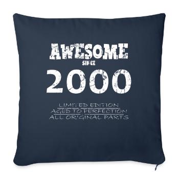 2000 - Legendary 24th Anniversary - Sofa pillowcase 17,3'' x 17,3'' (45 x 45 cm) - navy - Front