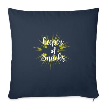 Gardien de snacks Funny - Housse de coussin décorative 45 x 45 cm - bleu marine - Devant