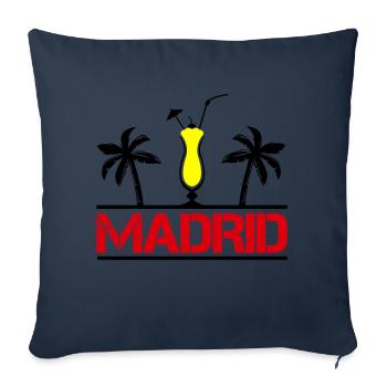 Madrid - Sofa pillowcase 17,3'' x 17,3'' (45 x 45 cm) - navy - Front