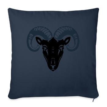 ram - Sofa pillowcase 17,3'' x 17,3'' (45 x 45 cm) - navy - Front