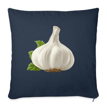 Ail - Housse de coussin décorative 45 x 45 cm - bleu marine - Devant