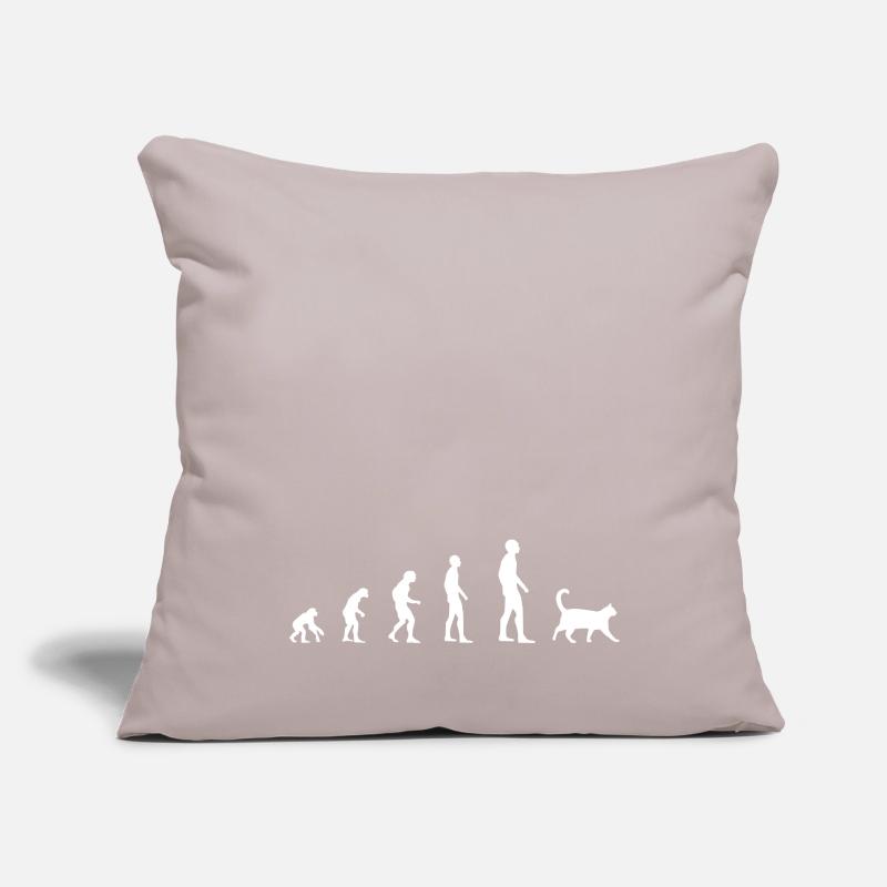 Chat - Evolution Housse de coussin décorative 45 x 45 cm