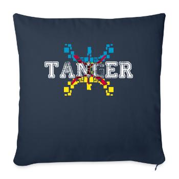 Tangier - Sofa pillowcase 17,3'' x 17,3'' (45 x 45 cm) - navy - Front