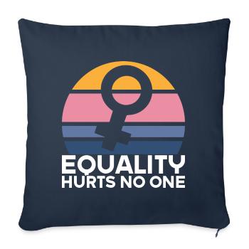 Feminist Feminism Emancipation Gift - Sofa pillowcase 17,3'' x 17,3'' (45 x 45 cm) - navy - Front