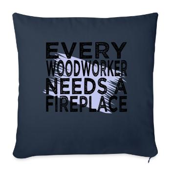 union carpenter lumber felling statement - Sofakissenbezug 45 x 45 cm - Navy - Vorne