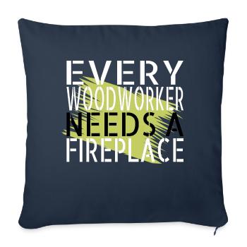 arborists lumberman birthday present idea - Sofakissenbezug 45 x 45 cm - Navy - Vorne