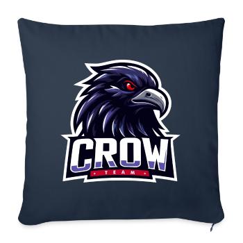 L’équipe Crow - Housse de coussin décorative 45 x 45 cm - bleu marine - Devant