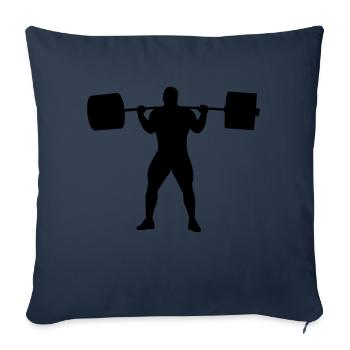 Kniebeuge start - Sofakissenbezug 45 x 45 cm - Navy - Vorne