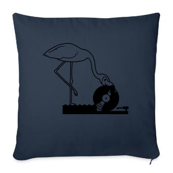 fête de la musique célébrer club disco raccrocher v - Housse de coussin décorative 45 x 45 cm - bleu marine - Devant