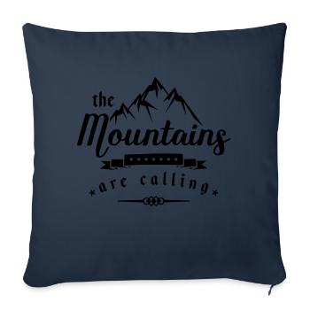 mountains are calling design - Sofakissenbezug 45 x 45 cm - Navy - Vorne