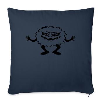 Horror Monster gruselig Comic - Sofakissenbezug 45 x 45 cm - Navy - Vorne