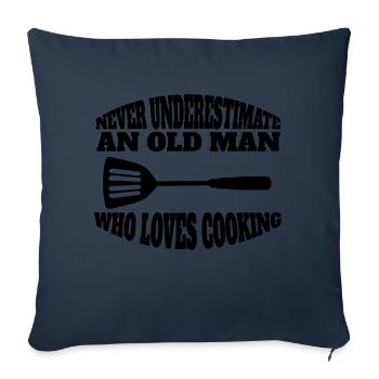 Cooking Funny Bakers Gift Hobby Chef Chef - Sofa pillowcase 17,3'' x 17,3'' (45 x 45 cm) - navy - Front