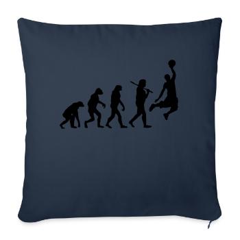 Basketball - Housse de coussin décorative 45 x 45 cm - bleu marine - Devant
