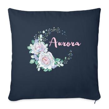 For Aurora - Sofa pillowcase 17,3'' x 17,3'' (45 x 45 cm) - navy - Front