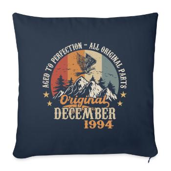 Décembre 1994 Jubilé 1994 Légendes Décembre - Housse de coussin décorative 45 x 45 cm - bleu marine - Devant