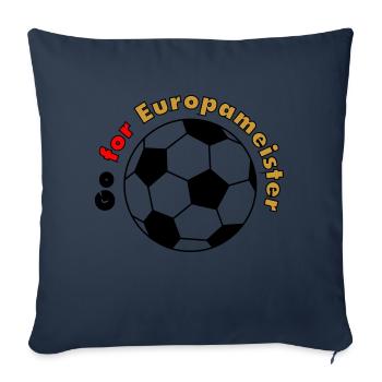 Go for Europameister - Sofakissenbezug 45 x 45 cm - Navy - Vorne