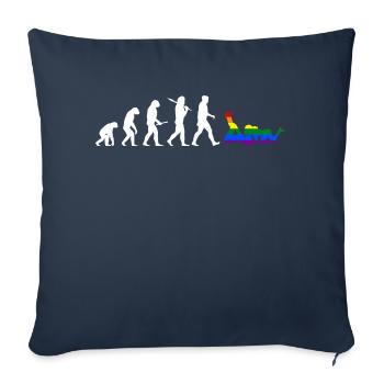 Gay Evolutio Women - EN - Sofakissenbezug 45 x 45 cm - Navy - Vorne