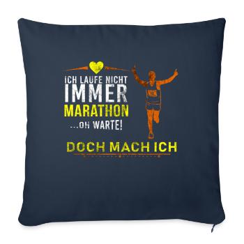 Marathon - Sofakissenbezug 45 x 45 cm - Navy - Vorne