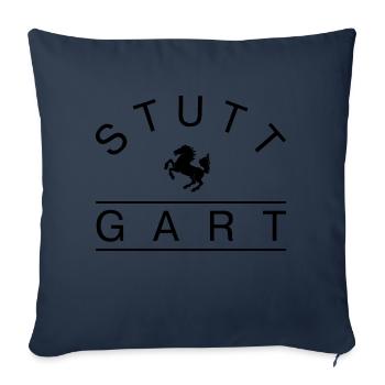 Stuttgart - Sofakissenbezug 45 x 45 cm - Navy - Vorne