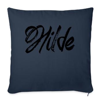 Hilde - Sofa pillowcase 17,3'' x 17,3'' (45 x 45 cm) - navy - Front
