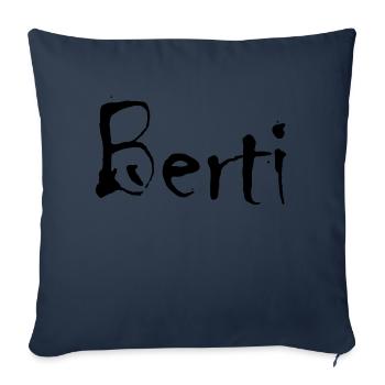 berti - Sofakissenbezug 45 x 45 cm - Navy - Vorne