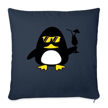 Beach Duck - Sofakissenbezug 45 x 45 cm - Navy - Vorne