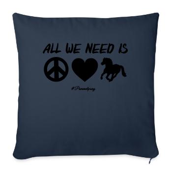 All we need - Sofakissenbezug 45 x 45 cm - Navy - Vorne