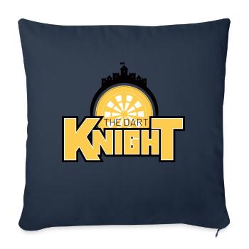 Château de Dart Knight - Housse de coussin décorative 45 x 45 cm - bleu marine - Devant