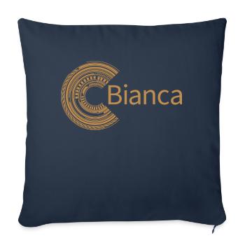 For Bianca - Sofa pillowcase 17,3'' x 17,3'' (45 x 45 cm) - navy - Front
