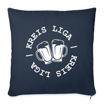 Kreis Liga - Sofakissenbezug 45 x 45 cm - Navy - Vorne