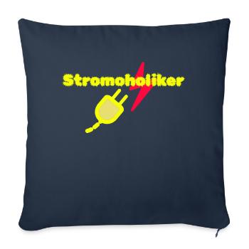 Stromoholiker1 - Sofakissenbezug 45 x 45 cm - Navy - Vorne