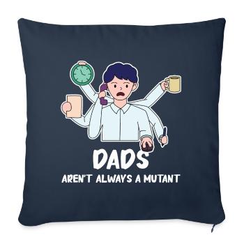 Father's Day strong design - Sofa pillowcase 17,3'' x 17,3'' (45 x 45 cm) - navy - Front