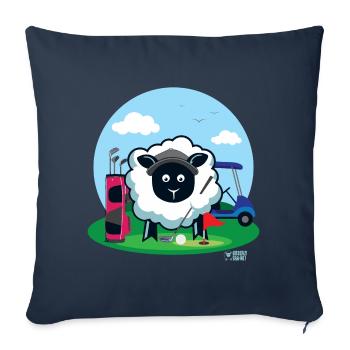 Mutterschafe mögen Golf? - Sofakissenbezug 45 x 45 cm - Navy - Vorne